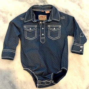 Rafter C’s Cowboy Collection Baby Boy Onesie